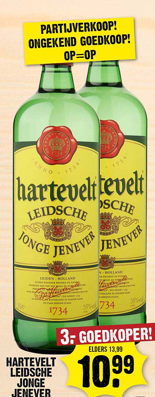 Hartevelt Leidsche Jonge Jenever