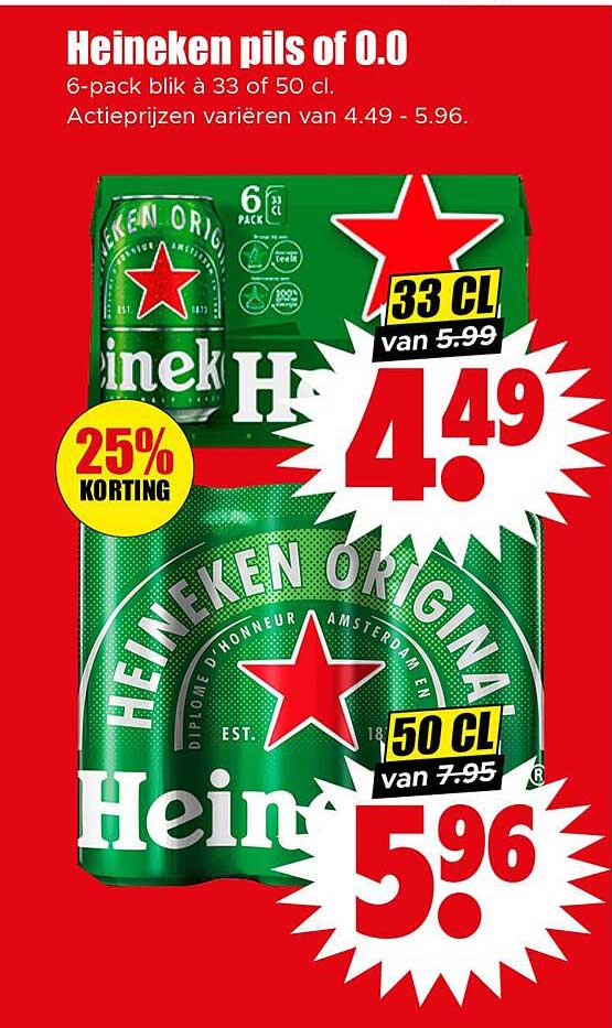 Heineken pils of 0.0