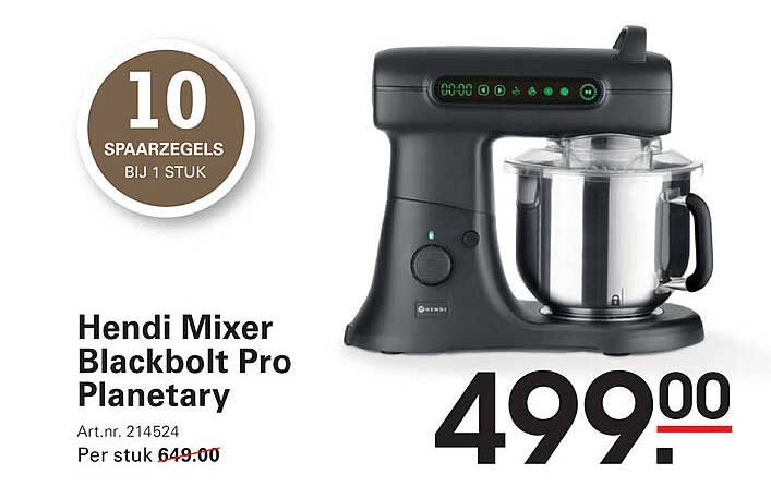 Hendi Mixer Blackbolt Pro Planetary