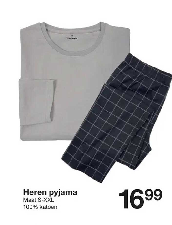 Heren pyjama