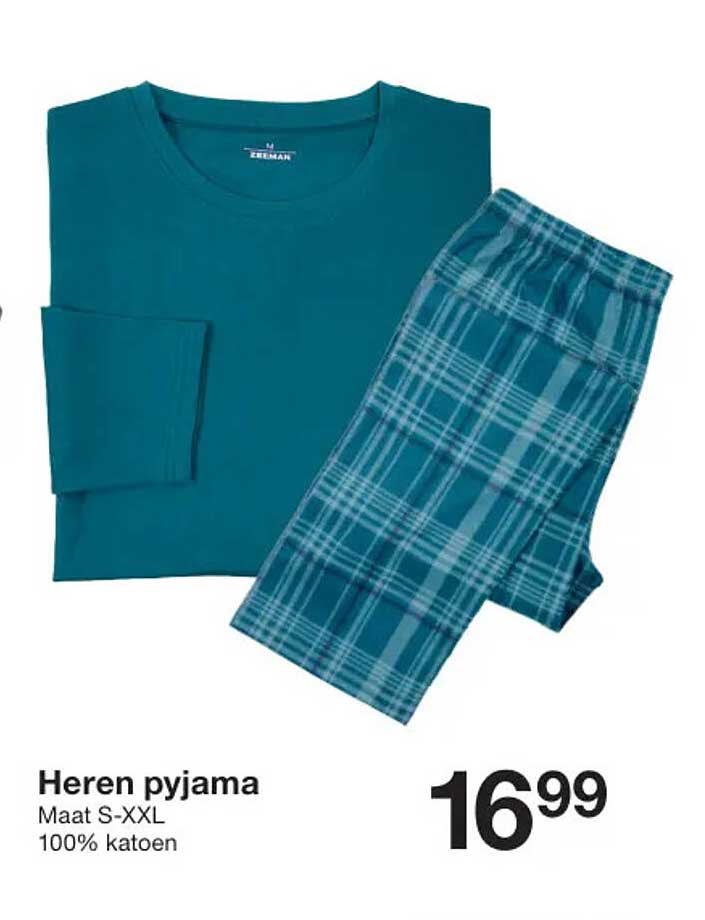 Heren pyjama