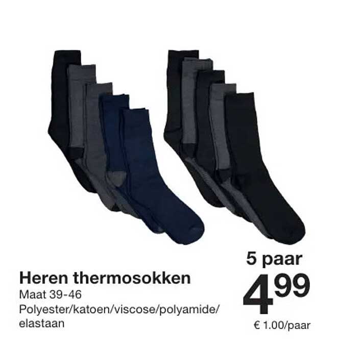Heren thermosokken