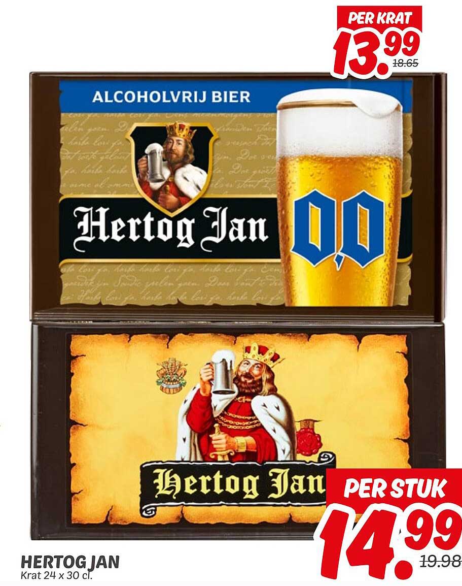 Hertog Jan Alcoholvrij Bier 24 x 30 cl