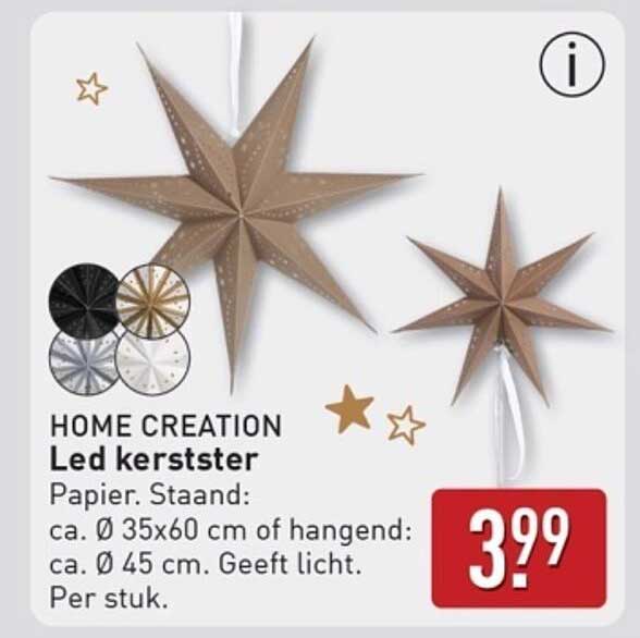 HOME CREATION Led kerstster