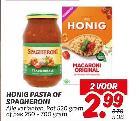 HONIG PASTA OF SPAGHERONI