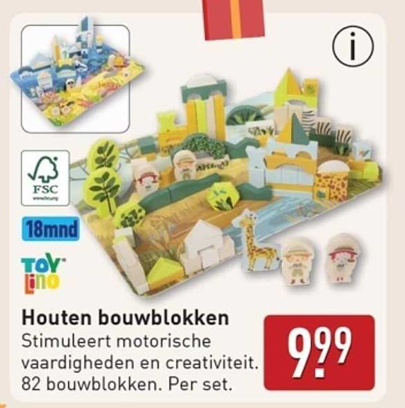 Houten bouwblokken