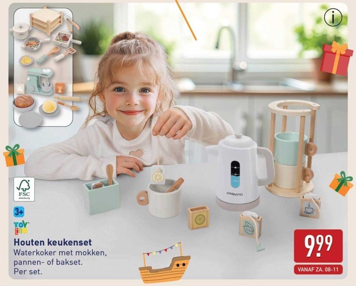 Houten keukenset