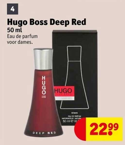 Hugo Boss Deep Red 50 ml Eau de parfum voor dames.