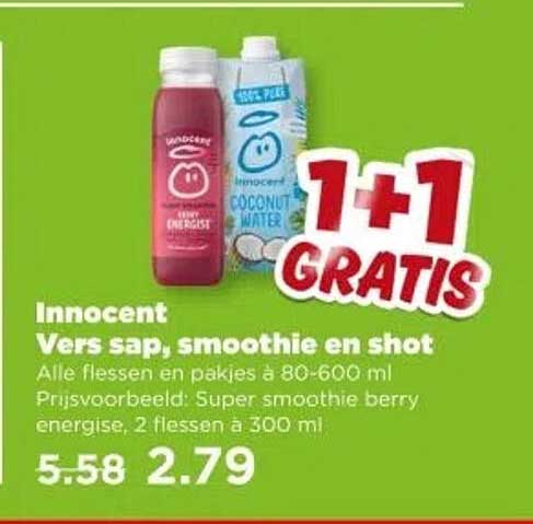 Innocent Vers sap, smoothie en shot