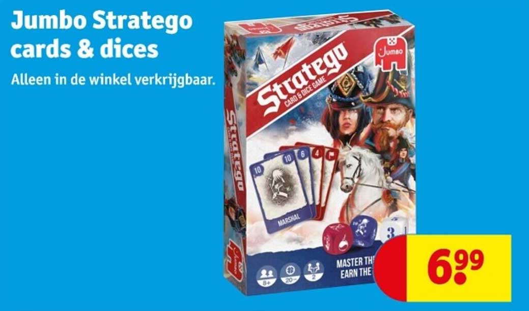 Jumbo Stratego cards & dice