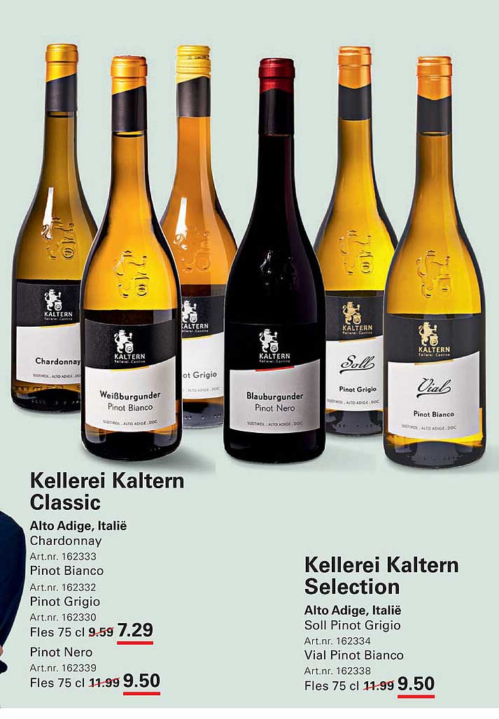 Kellerei Kaltern Classic en Selection Wijnen
