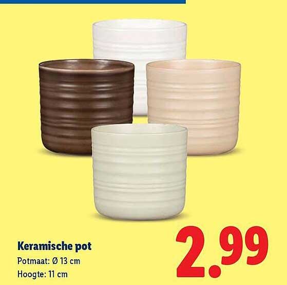 Keramische pot