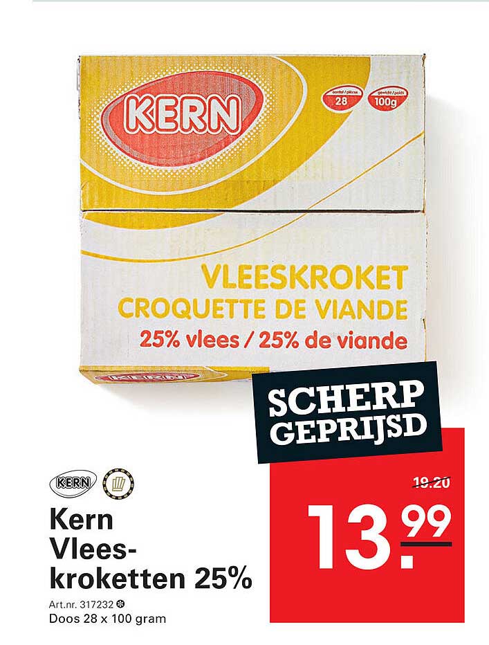 Kern Vlees-kroketten 25%
