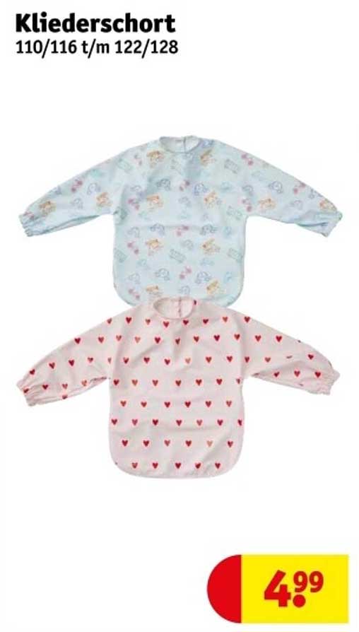 Kleider schort 110/116 t/m 122/128