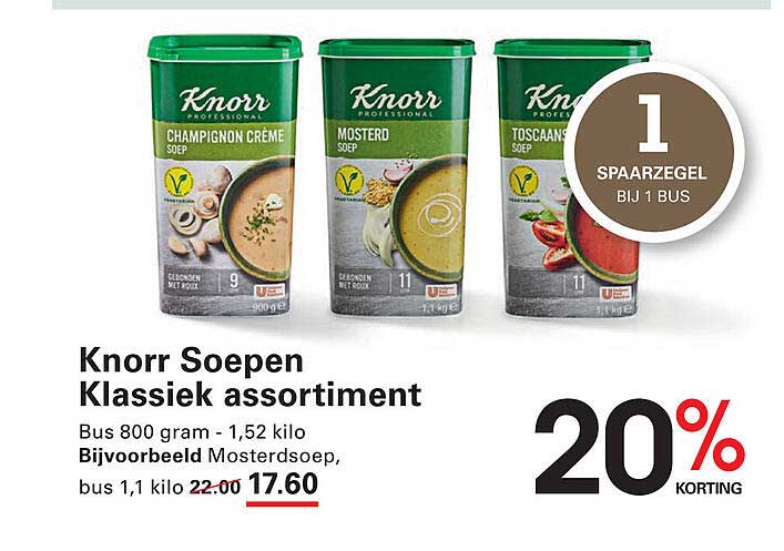 Knorr Soepen Klassiek assortiment