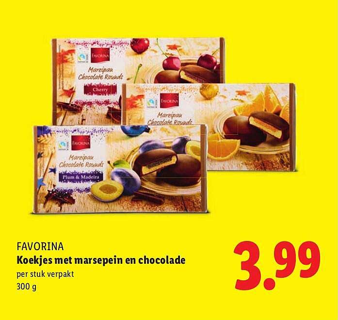 Koekjes met marsepein en chocolade