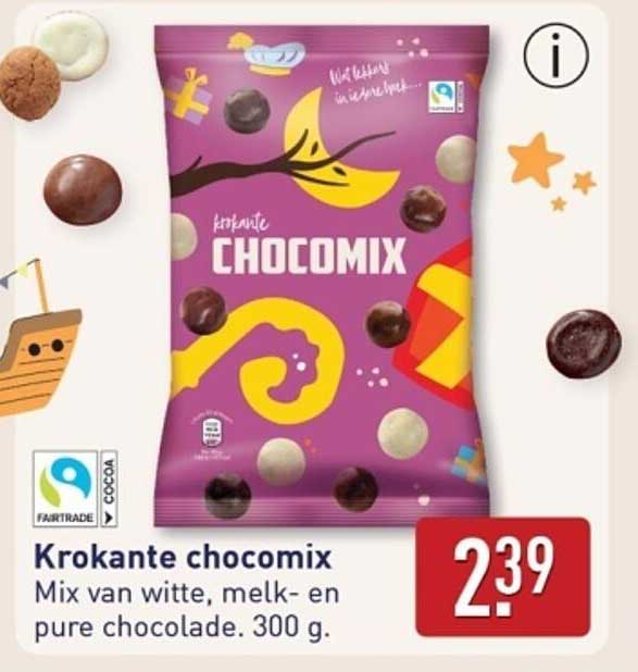 Krokante chocomix