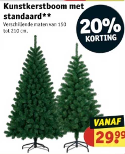 Kunstkerstboom met standaard**