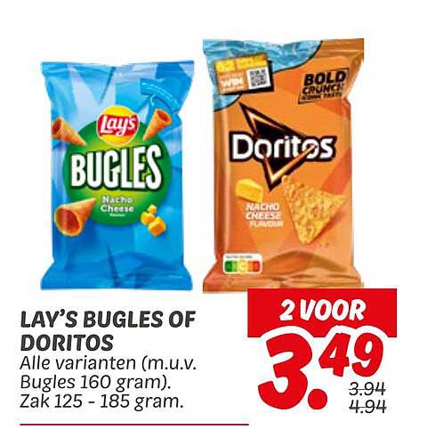 LAY’S BUGLES OF DORITOS