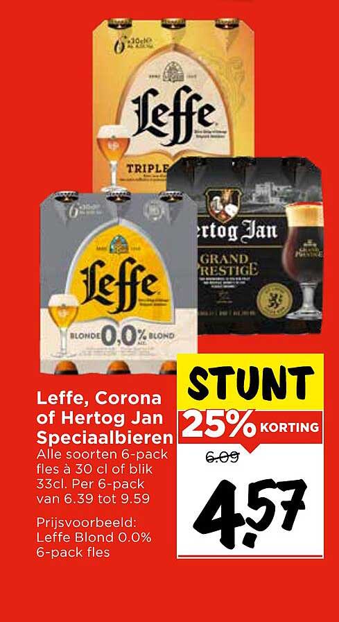 Leffe, Corona of Hertog Jan Speciale Bieren