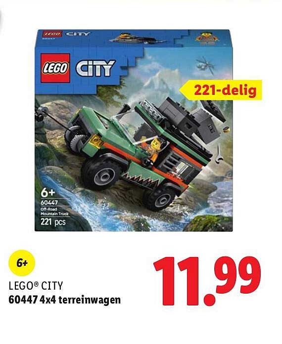 LEGO® CITY 60447 4x4 terreinwagen