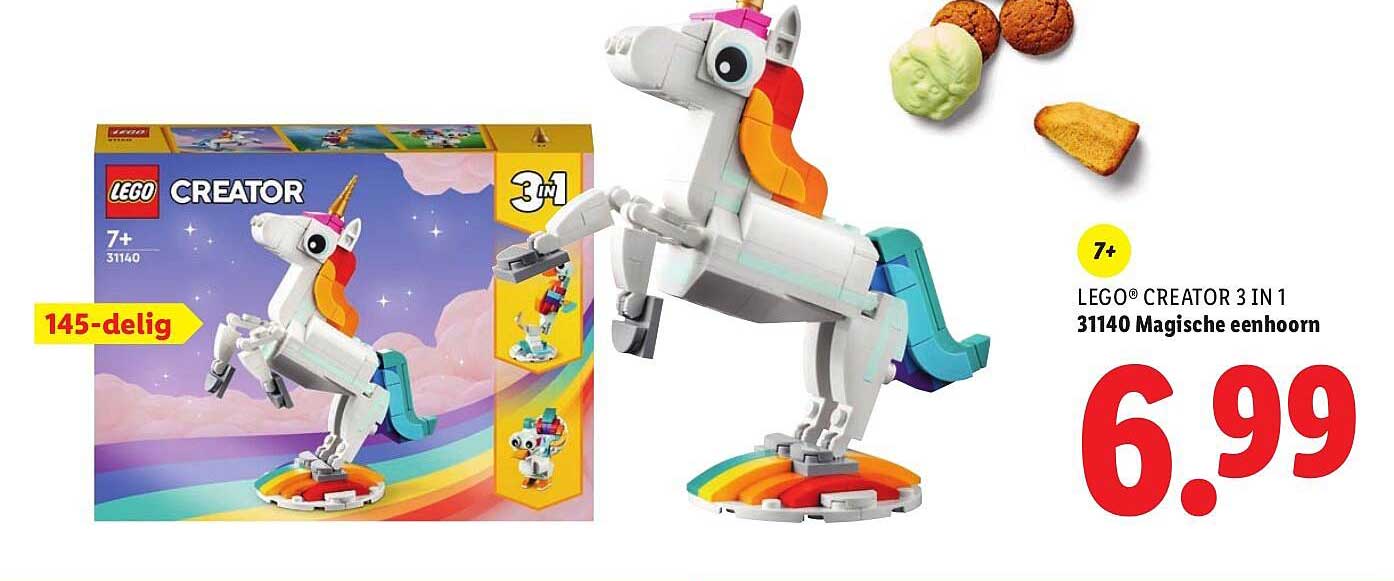 LEGO® CREATOR 3 IN 1 31140 Magische eenhoorn