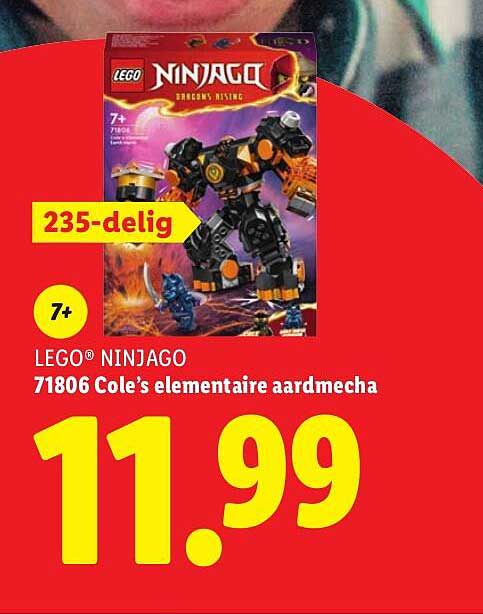 LEGO® NINJAGO 71806 Cole’s elementaire aardmecha