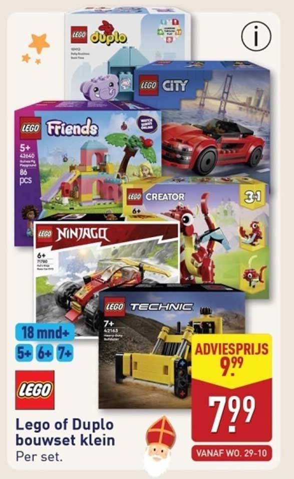 Lego of Duplo bouwset klein