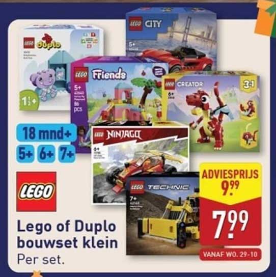 Lego of Duplo bouwset klein