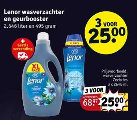 Lenor wasverzachter en geurbooster