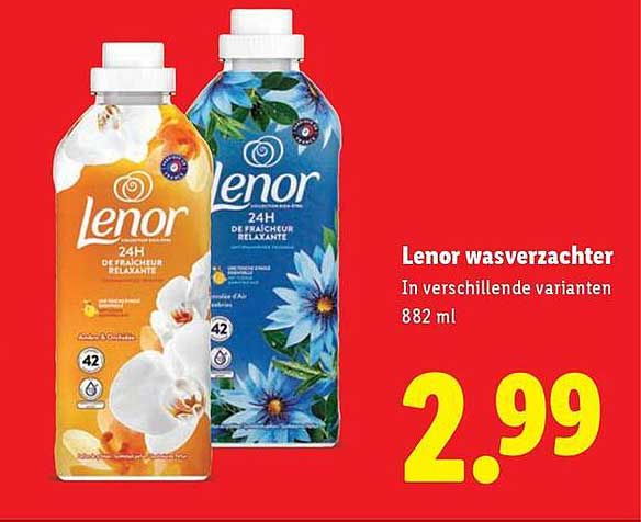 Lenor wasverzachter In verschillende varianten 882 ml