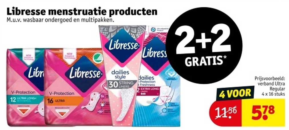 Libresse menstruatie producten
