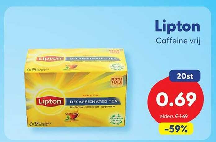 Lipton Decaffeinated Tea 20st