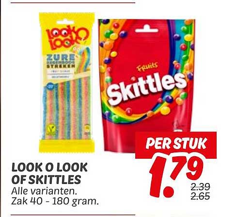 LOOK O LOOK OF SKITTLES