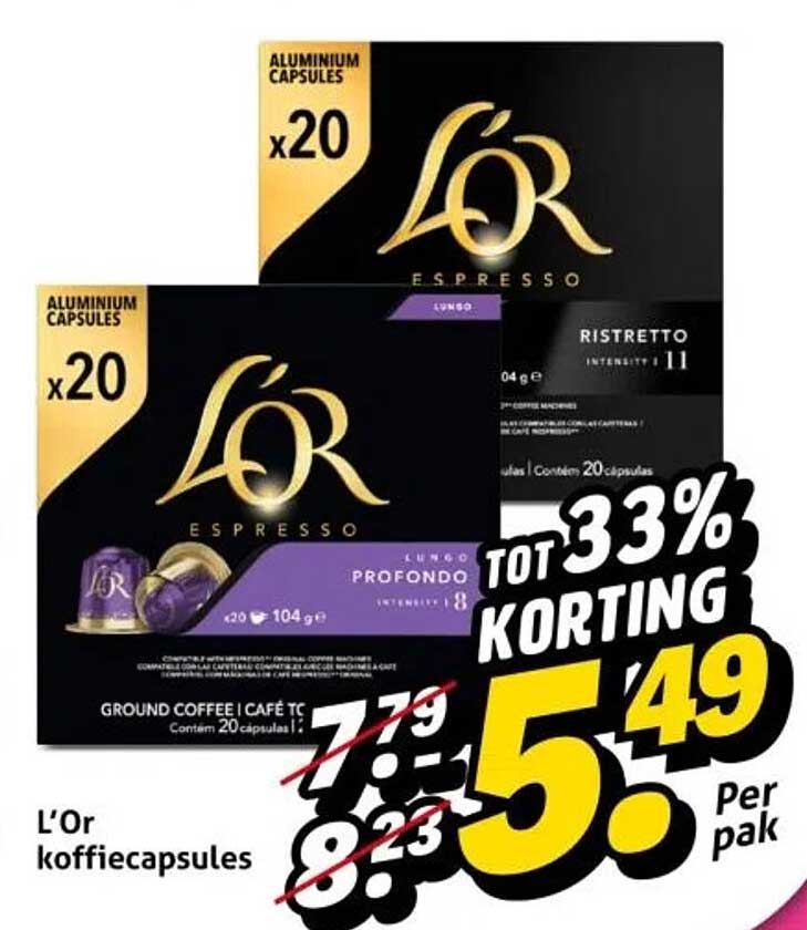 L’Or koffiecapsules