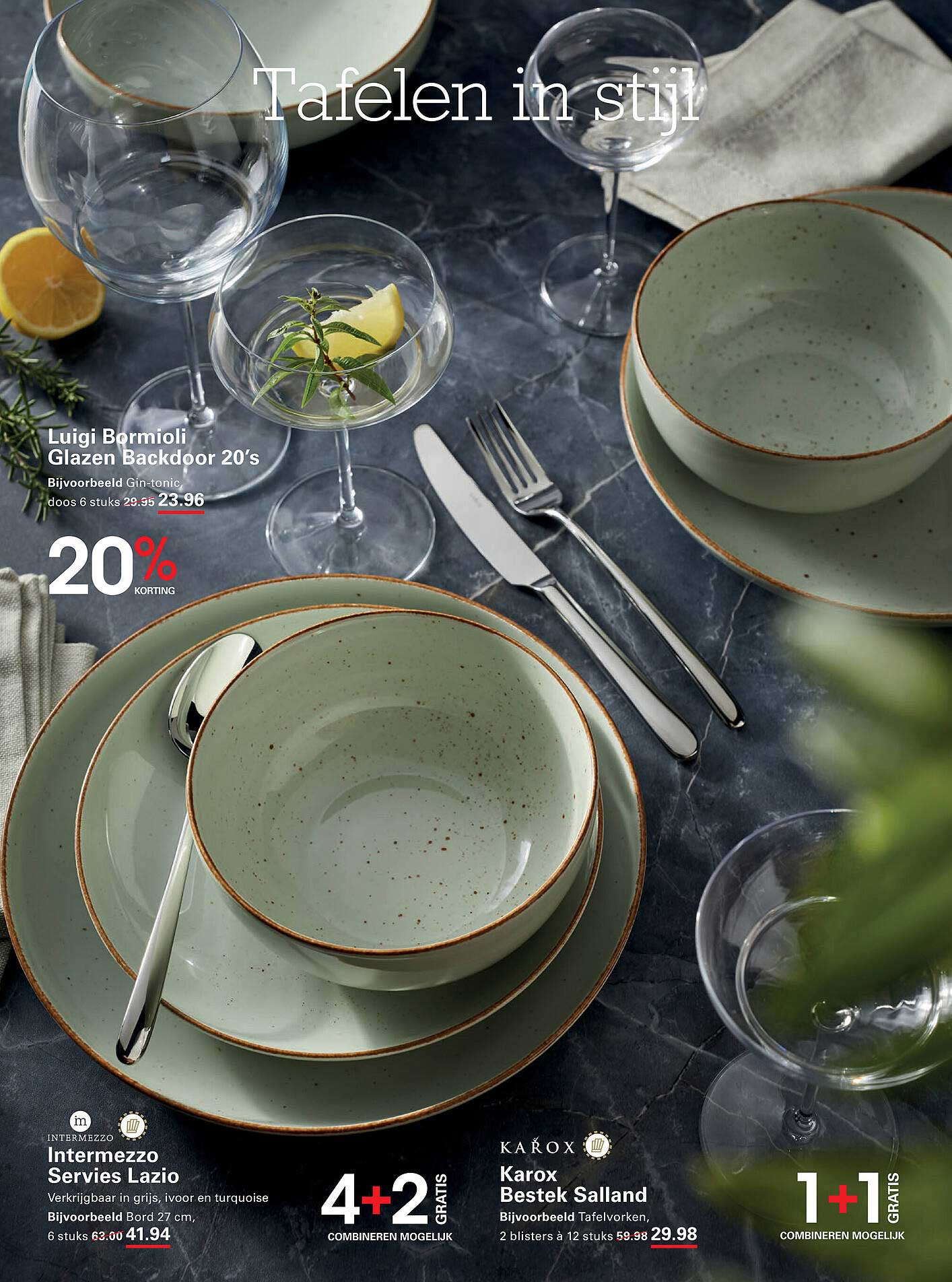 Luigi Bormioli Glazen Backdoor 20’s