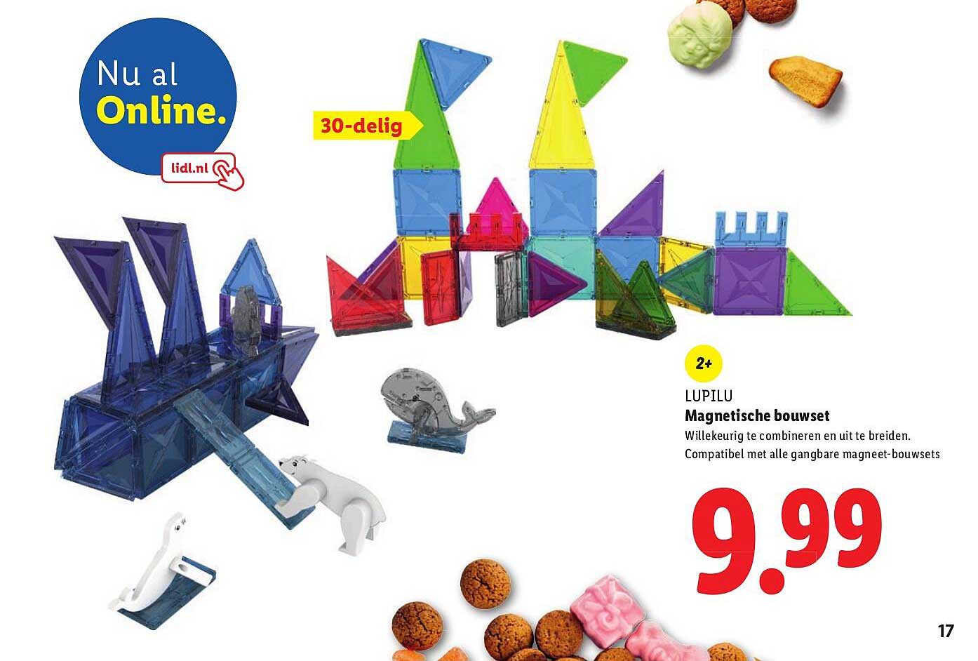 LUPILU Magnetische bouwset 30-delig