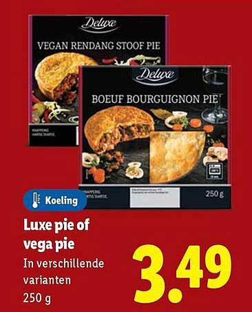 Luxe pie of vega pie