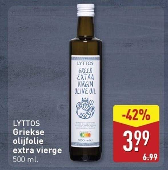 LYTTOS Griekse olijfolie extra vierge 500 ml.