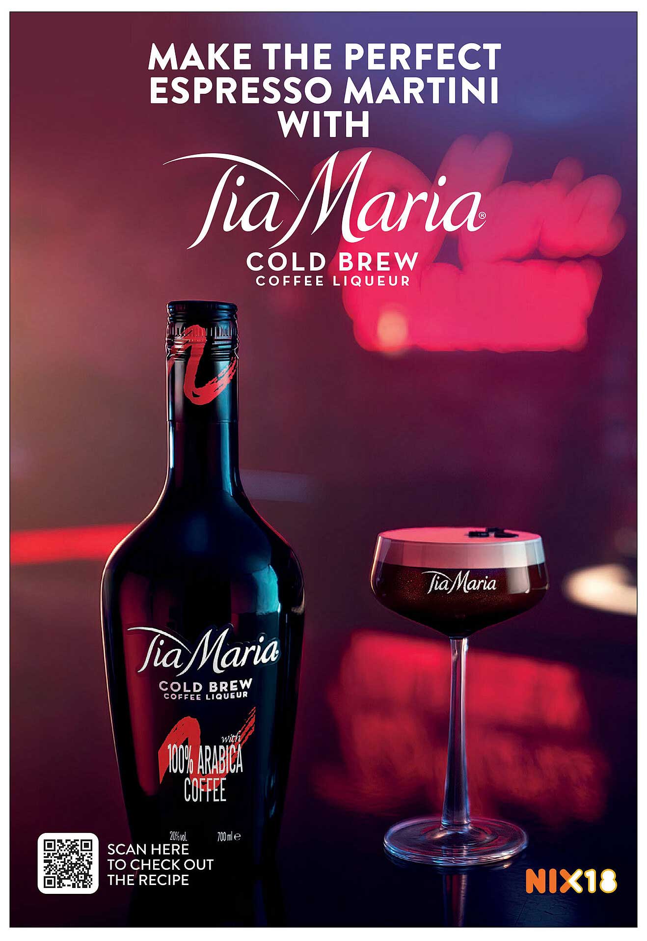 Maak de perfecte Espresso Martini met Tia Maria