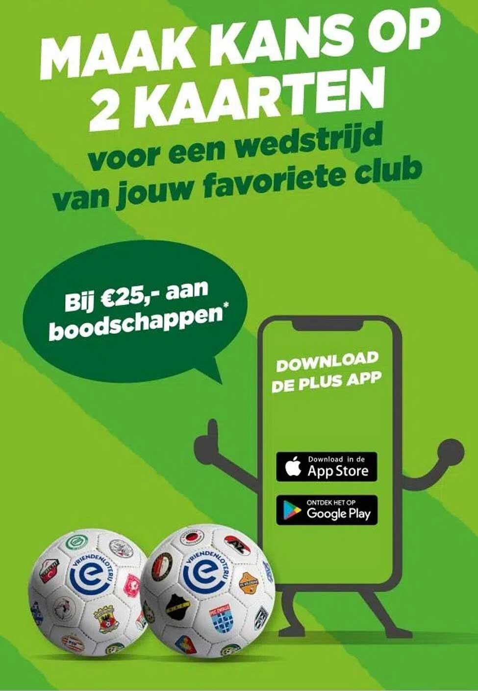 MAAK KANS OP 2 KAARTEN voor een wedstrijd van jouw favoriete club