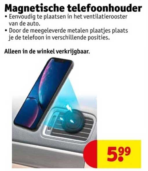 Magnetische telefoonhouder