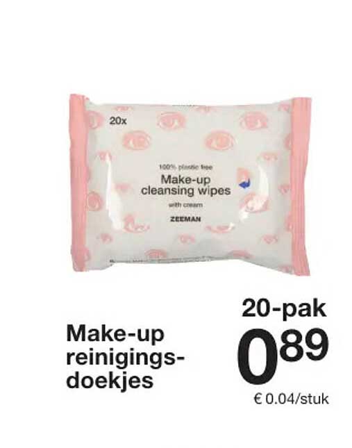 Make-up reinigingsdoekjes