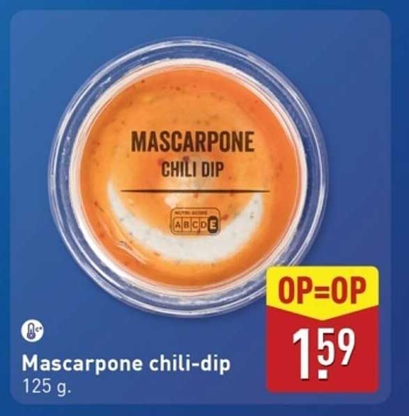 Mascarpone chili-dip