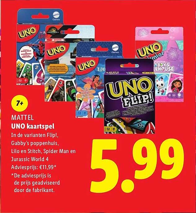 MATTEL UNO kaartspel