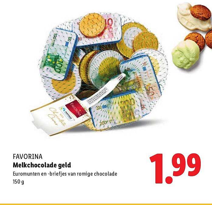 Melkchocolade geld
