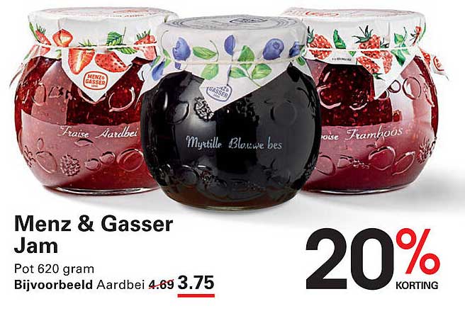 Menz & Gasser Jam Pot 620 gram