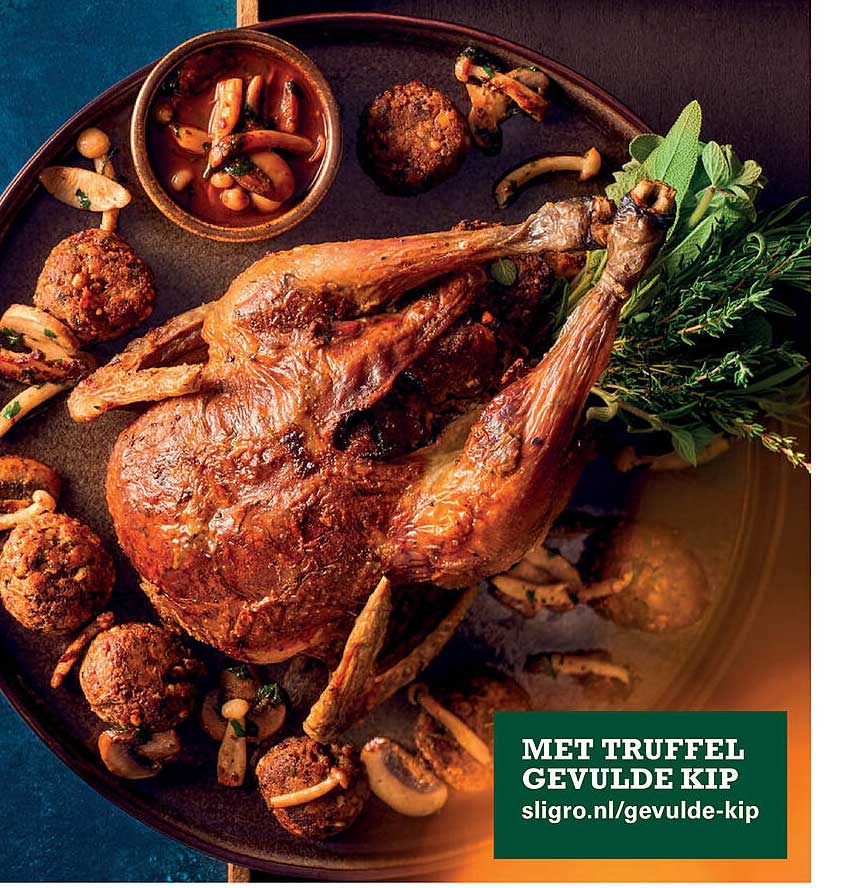 Met Truffel Gevulde Kip