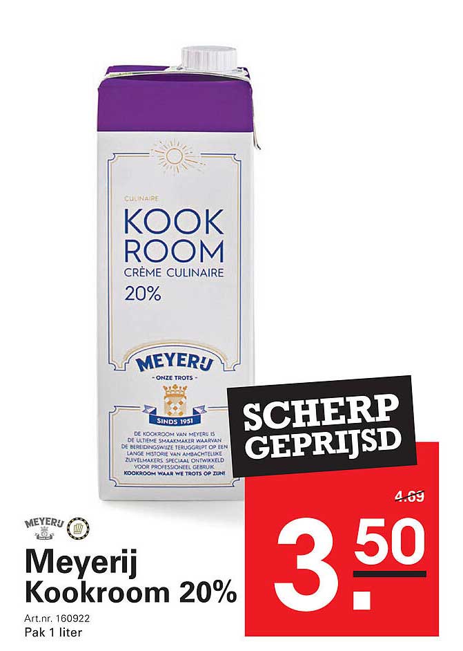 Meyerij Kookroom 20%