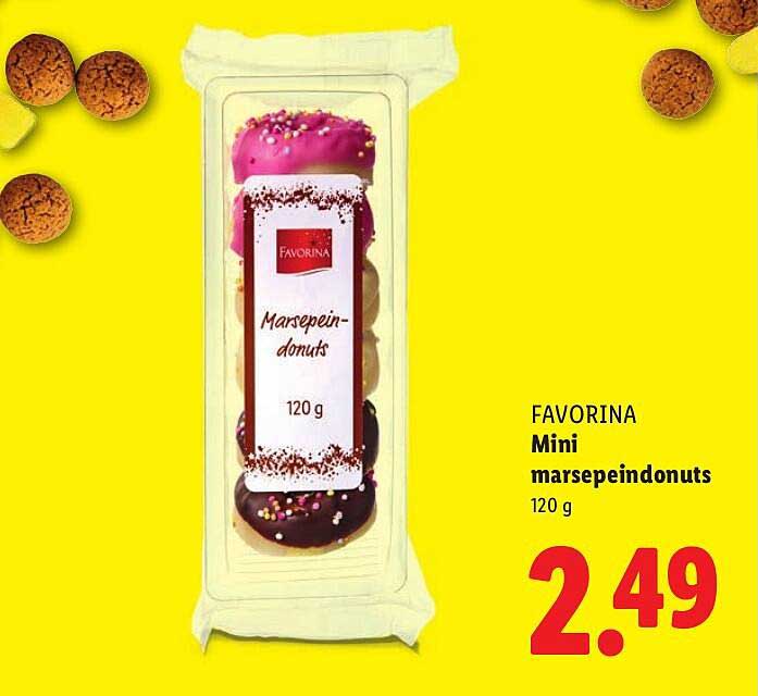 Mini marsepeindonuts